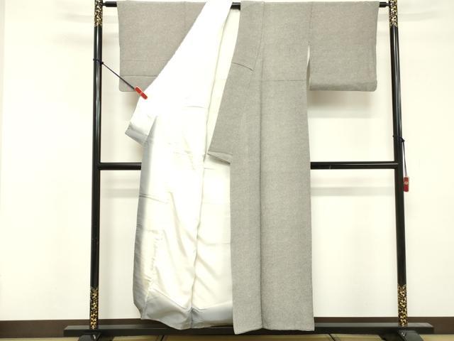 平和屋着物■上質な小紋　鹿の子文　鬼しぼ縮緬　正絹　逸品　DABF4325cd