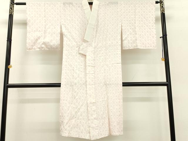 平和屋着物■長襦袢 無双仕立て 総絞り 霞文 正絹 逸品 DABE6973zy