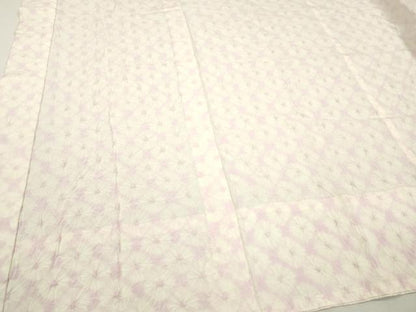 平和屋着物■長襦袢 無双仕立て 総絞り 霞文 正絹 逸品 DABE6973zy