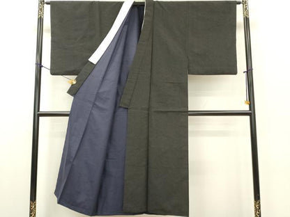 平和屋着物■男性　紬　霞文　正絹　逸品　DABF6001zy