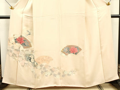 平和屋着物■訪問着 地紙草花 金彩 正絹 逸品 DABE6956zy