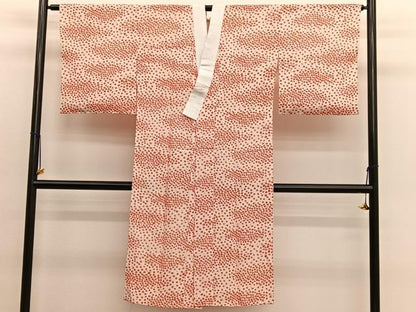 平和屋着物■長襦袢　単衣　舞花文　正絹　逸品　未使用　BAAX2412hv
