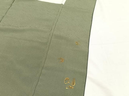 平和屋着物■訪問着　花籠文　竹屋町刺繍　金彩　正絹　逸品　BAAX2397hv