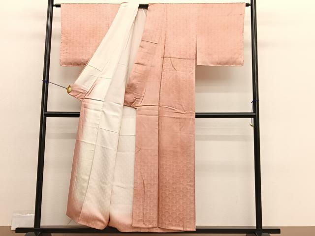 平和屋着物■上質な小紋 青海波 暈し染め 正絹 逸品 BAAX2448hv