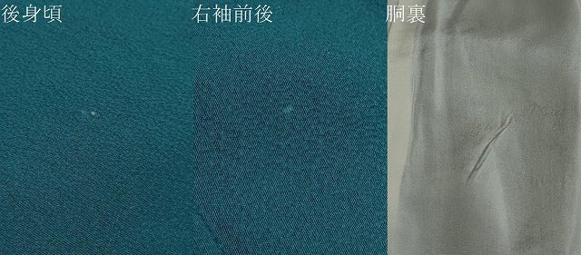 平和屋着物●世界的ファッションデザイナー　山本寛斎　kansaiブランド　振袖　草花地紋　鉄色　正絹　逸品　DABF1181ud
