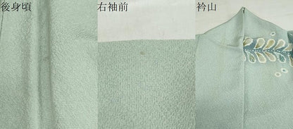平和屋着物●訪問着　絞り　辻が花　暈し染め　正絹　逸品　DABF1165ud