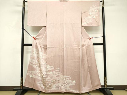 平和屋着物■訪問着　絞り　辻が花　正絹　逸品　DABF4386cd