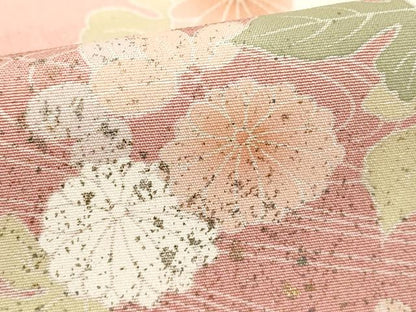 平和屋着物■訪問着　枝花文　暈し染め　金彩　正絹　逸品　DABF4360cd