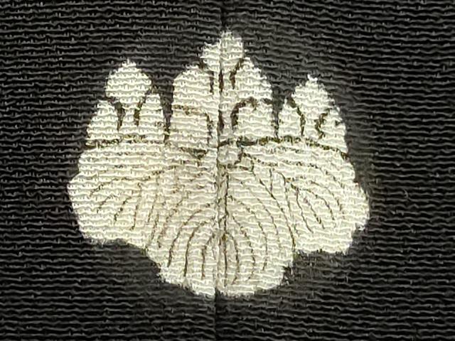 平和屋着物■豪華黒留袖 駒刺繍 扇面花文 金彩 正絹 逸品 DABF4452cd