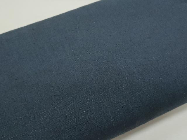 平和屋着物▼男性　紬　反物　着尺　アンサンブル　紺鼠色　逸品　未使用　DABE3508we