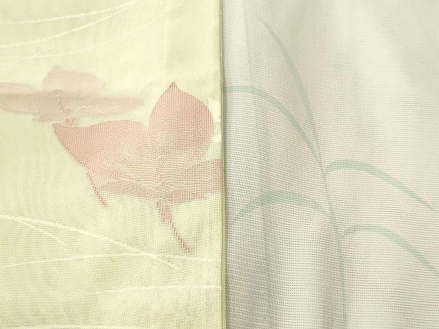 平和屋本店■夏物 小紋 絽 紗 まとめて20点 花柄 着用可能多数 全て正絹 se4077