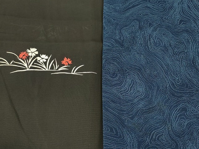 平和屋本店■夏物 小紋 絽 紗 まとめて20点 蝶 花柄 型染め 着用可能多数 全て正絹 se4075