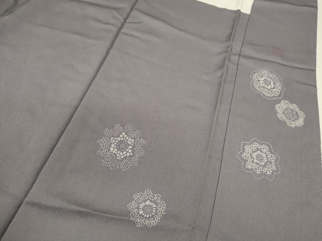 平和屋着物●訪問着　作家物　ぜんまい紬　霞文　正絹　逸品　未使用　CABG2148ze