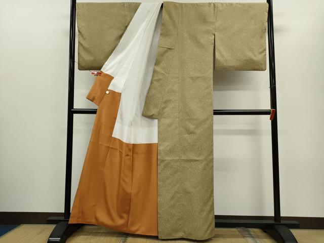 平和屋着物●本場染大島紬　たたき染め　正絹　逸品　CABG2155ze