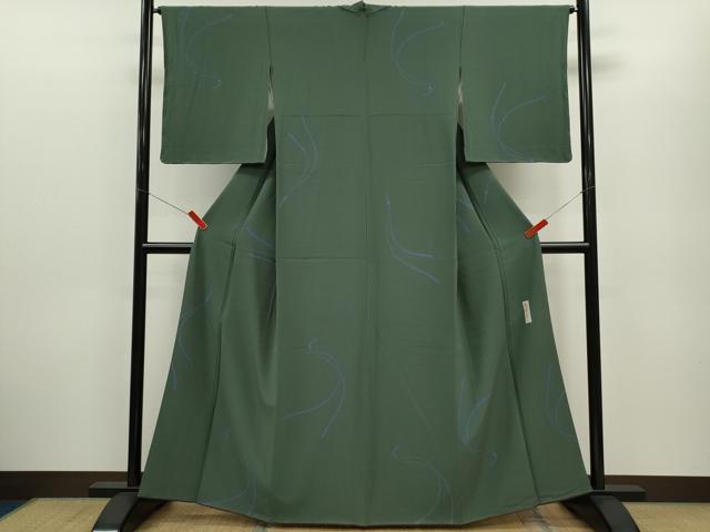平和屋着物●世界的人形師　辻村寿三郎　ジュサブロー　小紋　兎　正絹　逸品　CABG2152ze