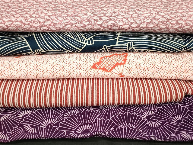 平和屋本店■着物 小紋 単衣 まとめて 20点 人物 更紗 花柄 洗える着物 和服 ハンドメイド リメイク 生地 未使用品あり se4082