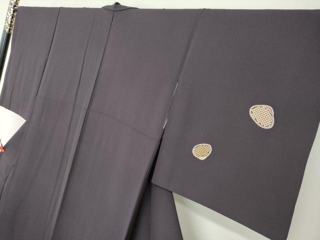 平和屋着物●訪問着　作家物　鹿の子貝合わせ文　金彩　正絹　逸品　DABF1355ud