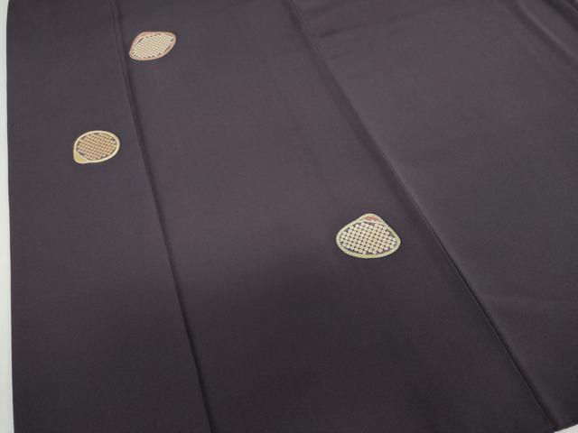 平和屋着物●訪問着　作家物　鹿の子貝合わせ文　金彩　正絹　逸品　DABF1355ud