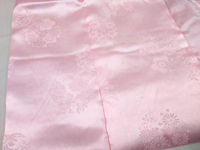 平和屋着物[]女の子　子供　被布　花丸地紋　ピンク色　DABE7290ma