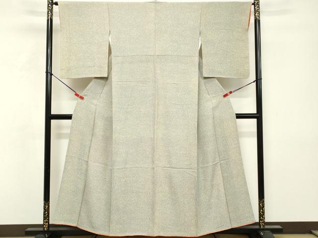 平和屋着物■上質な小紋　霞文　正絹　逸品　DABF9544cd