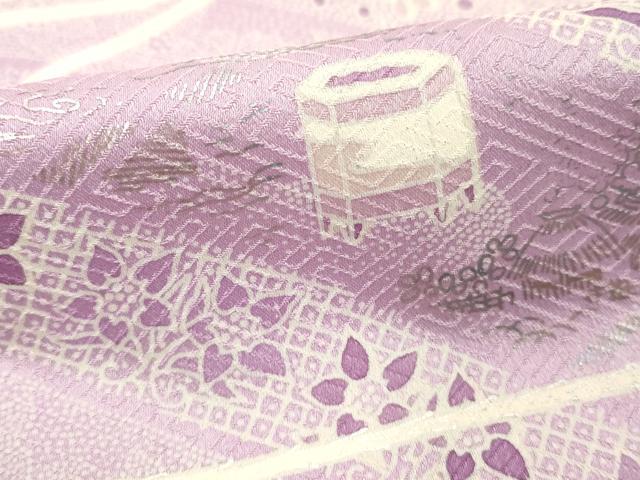 平和屋着物■訪問着　貝桶花文　暈し染め　金銀彩　やまと誂製　正絹　逸品　DABF9628cd