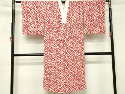 平和屋着物■長襦袢　無双仕立て　花尽くし　正絹　逸品　DABF9599cd