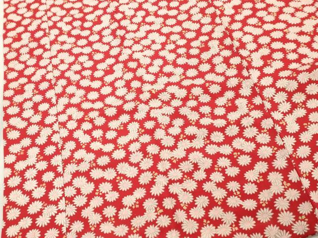 平和屋着物■長襦袢　無双仕立て　花尽くし　正絹　逸品　DABF9599cd