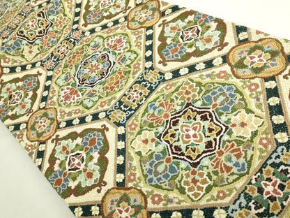 平和屋本店●最高級　中国三大刺繍　総相良刺繍　総刺繍　袋帯　200万粒　総詰め　蜀江花文　逸品　DZAB7128kh6