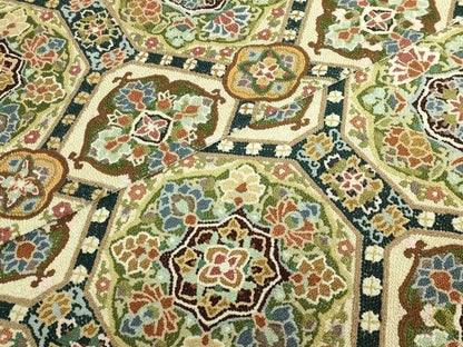平和屋本店●最高級　中国三大刺繍　総相良刺繍　総刺繍　袋帯　200万粒　総詰め　蜀江花文　逸品　DZAB7128kh6