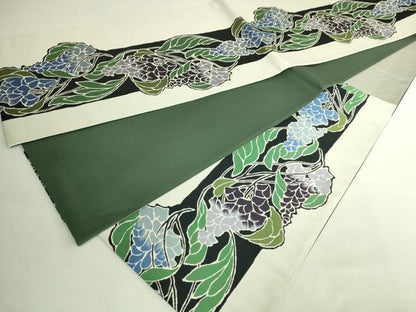 平和屋着物●極上　六通柄袋帯　風通織　藤花房　逸品　DZAB7142kh6