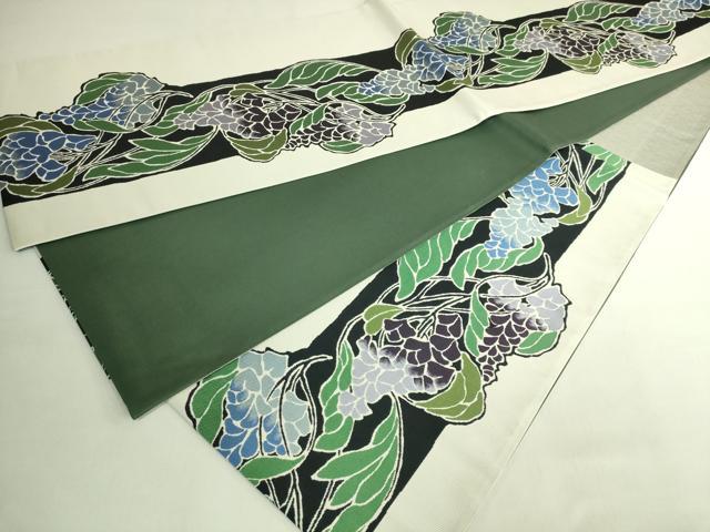 平和屋着物●極上　六通柄袋帯　風通織　藤花房　逸品　DZAB7142kh6