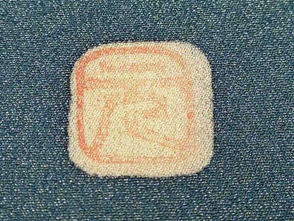 平和屋本店●極上　太鼓柄袋帯　作家物　刺繍　群鶴風景文　金通し地　逸品　DZAB7139kh6