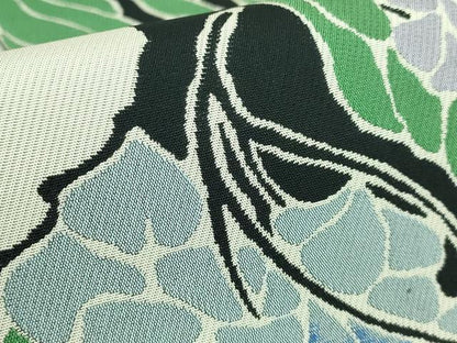 平和屋着物●極上　六通柄袋帯　風通織　藤花房　逸品　DZAB7142kh6
