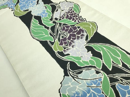平和屋着物●極上　六通柄袋帯　風通織　藤花房　逸品　DZAB7142kh6