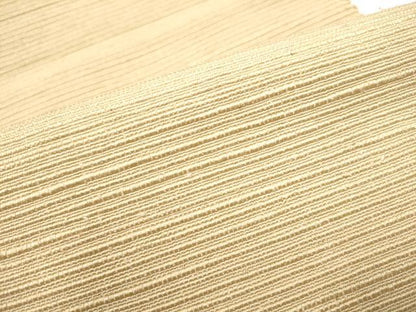 平和屋着物●八寸名古屋帯　信州紬　色無地　浅黄色　正絹　逸品　CABG8919hy