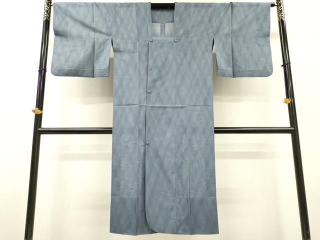 平和屋着物▽道行コート　スリーシーズン　春夏秋　塵除け　霞文　ロング丈　正絹　逸品　未使用　DABF2554fe