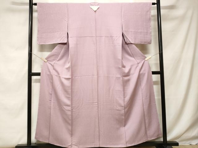 平和屋着物■上質な色無地 牡丹鼠色 正絹 逸品 CABF9922ev