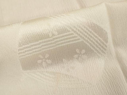 平和屋着物■長襦袢　無双仕立て　糸巻花文　暈し染め　正絹　逸品　DABF9658cd