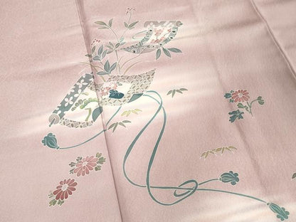 平和屋着物■訪問着　絵巻花文　暈し染め　そごう百貨店扱い　正絹　逸品　DABF9663cd