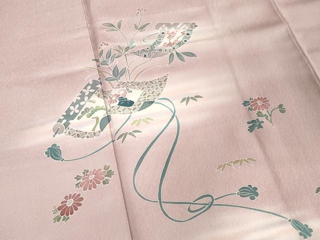 平和屋着物■訪問着　絵巻花文　暈し染め　そごう百貨店扱い　正絹　逸品　DABF9663cd