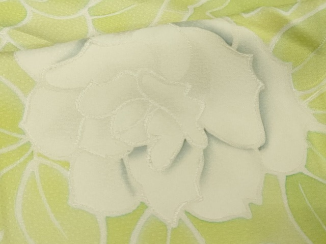 平和屋着物■上質な小紋　舞花文　正絹　逸品　DABF9650cd