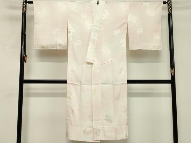 平和屋着物■長襦袢　無双仕立て　糸巻花文　暈し染め　正絹　逸品　DABF9658cd