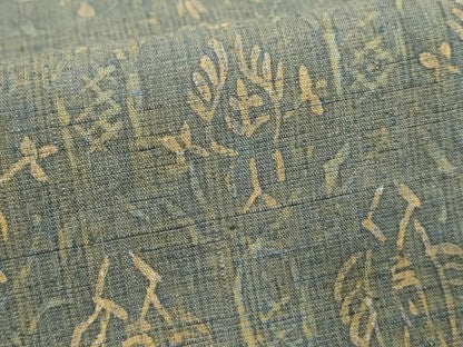 平和屋着物■上質な小紋　紬地　抽象文様　正絹　逸品　DABF9681cd