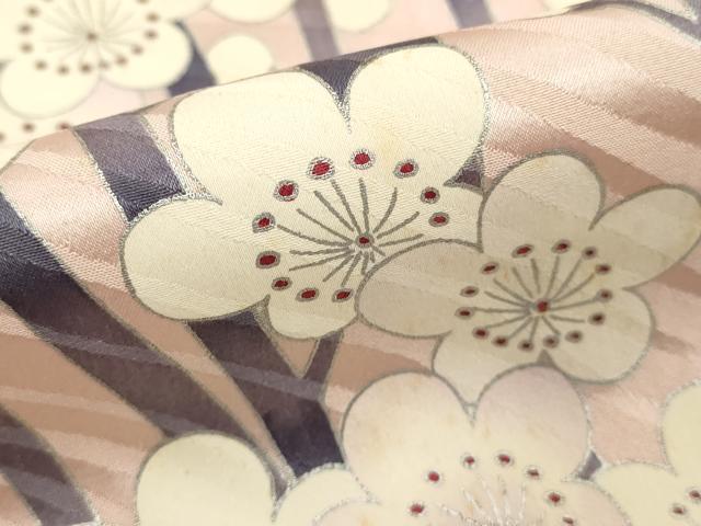 平和屋着物■豪華振袖　駒刺繍　枝梅文　暈し染め　銀彩　やまと誂製　正絹　逸品　DABF9692cd