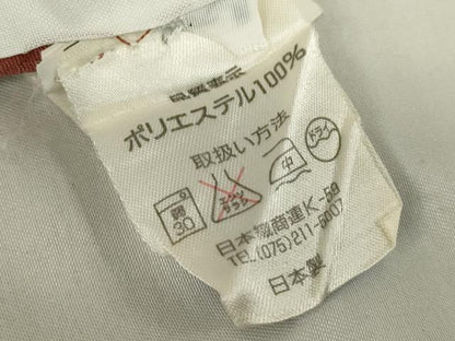 平和屋着物▽小紋　単衣　雪輪重ね文　洗える着物　DABE4957az
