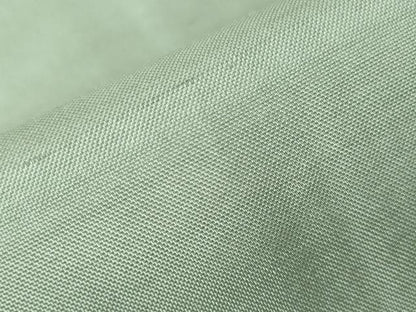 平和屋着物▽上質な紬　単衣　錆青磁色　正絹　逸品　未使用　DABG0036az