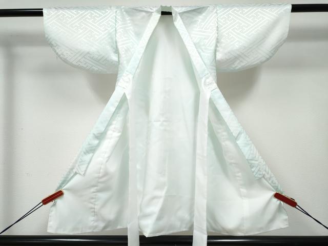 平和屋着物[]七五三　男の子　祝着・被布セット　紗綾形地紋　暈し染め　DABE7326ma