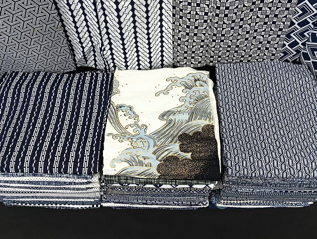 平和屋着物■男性 浴衣 まとめて 45点 立波 和柄 レトロ柄 金彩 など 着用可能多数 未使用品あり mmm1043
