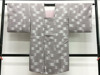 平和屋着物∞道行コート　霞文　ますいわ屋扱い　正絹　逸品　CABG3915ua