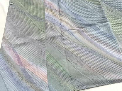 平和屋着物∞染色家 岩浅公展　道行コート　霞文　暈し染め　ロング丈　反端付き　正絹　逸品　CABG3907ua